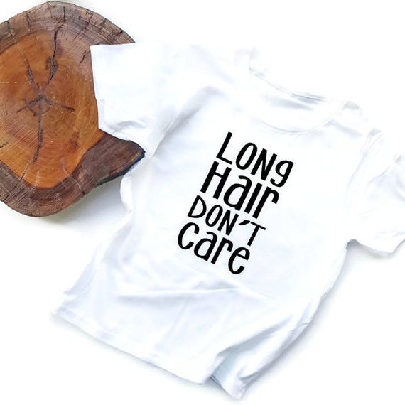 Long Hair Don T Care Tshirt Mermaid Princess Etsy