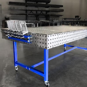 Welding fabrication table, fixture block, welding bench, slot and tab table KITS or FULLY ASSEMBLED