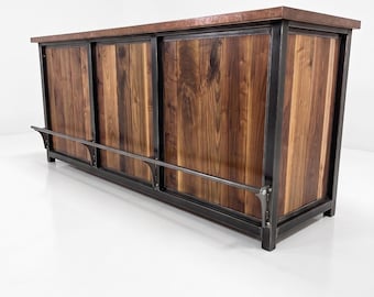 Ultimate kitchen island, custom bar cabinet