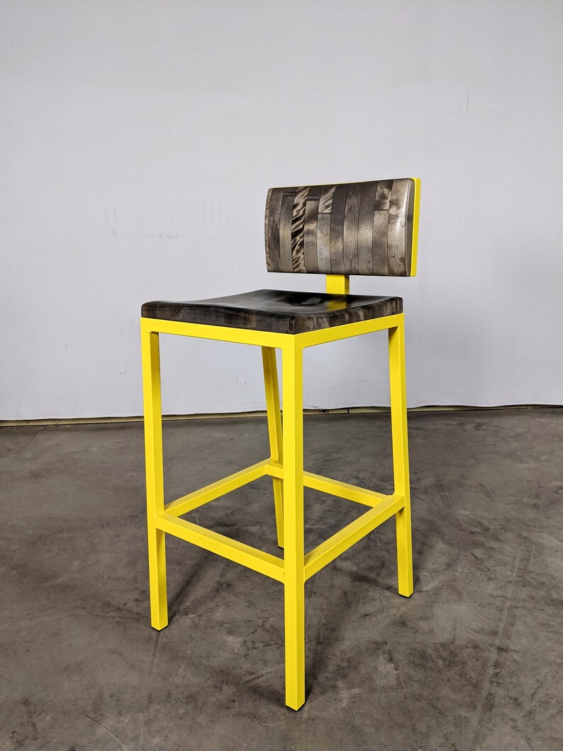 Modern Industrial Bar Stools Counter Stools home bar seating Etsy