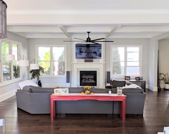 Modern Industrial Sofa Table