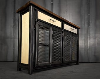 Modern Industrial Coffee Bar