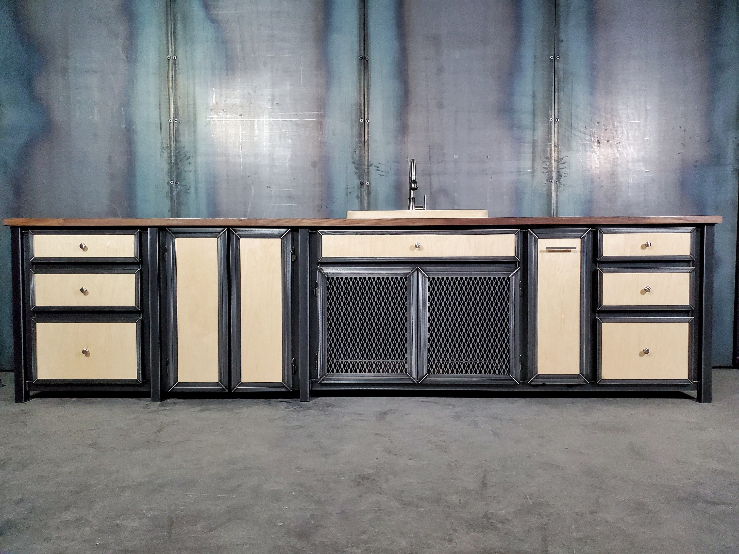 Custom Kitchen Modern Industrial Etsy