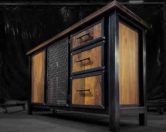 Modern Industrial Credenza