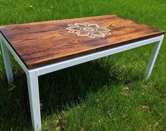Custom coffee table, river table, end tables