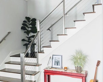 Modern Industrial Entryway Table