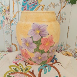Frühe Radford Vase, handbemalt, c1930