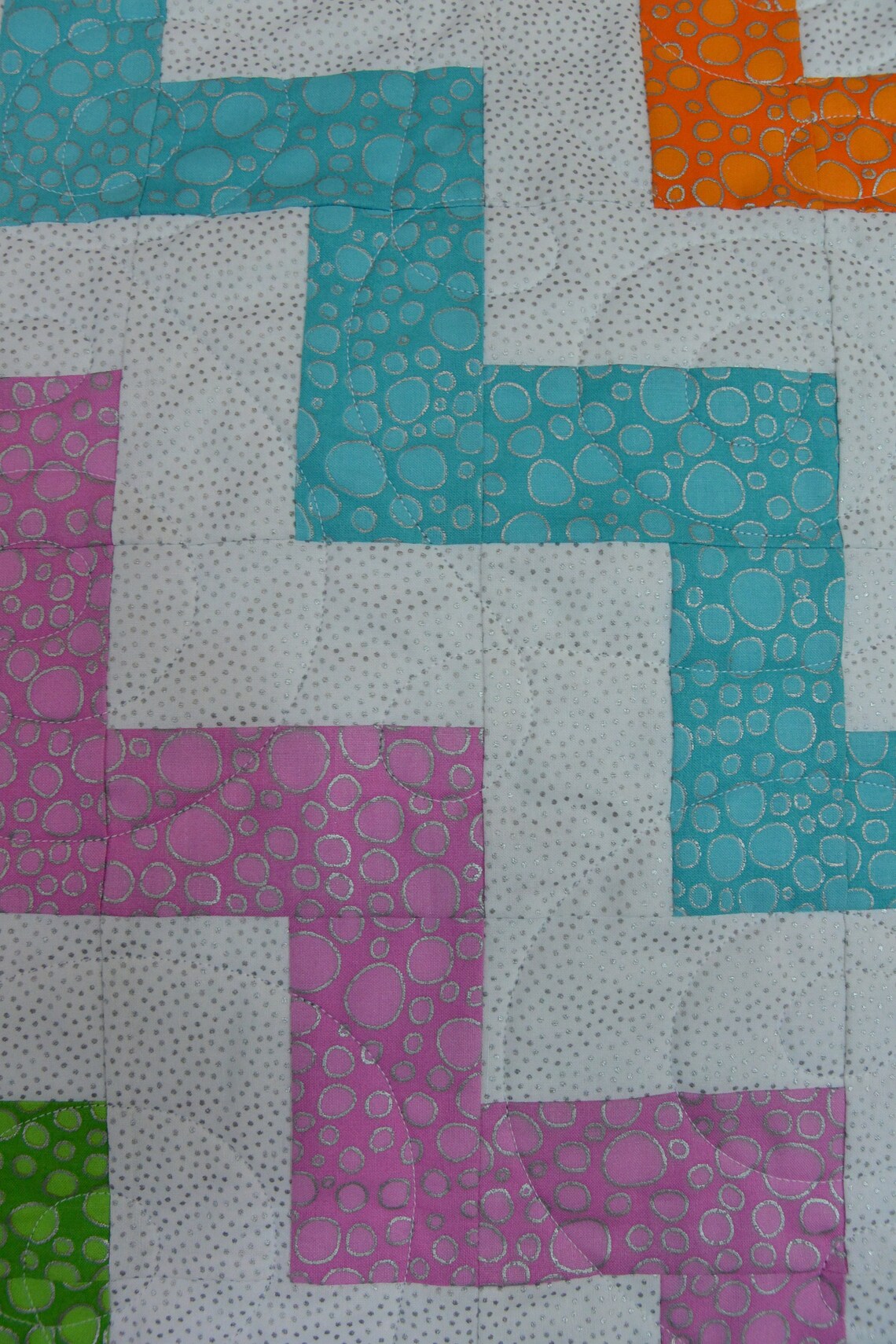 Zigzag Quilt of Many Colors Quilt Etsy