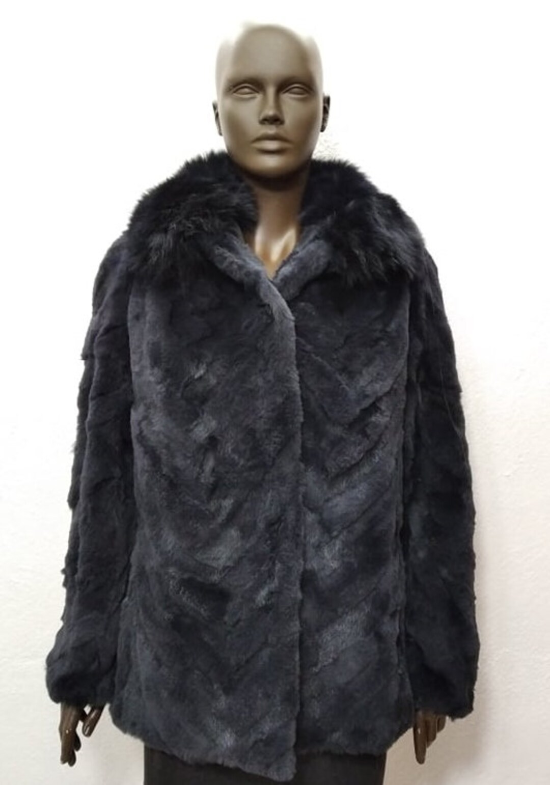 Rex-chinchilla Jacket Waisted Design Fur Jacket - Etsy