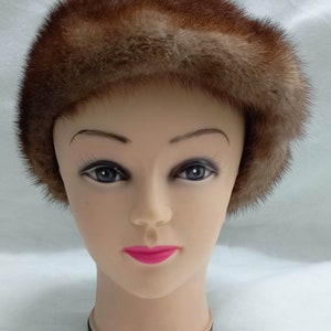 Classy Brown Mink Fur Hat, Mink Fur Beret, Brown Mink Fur Beret, Classy Mink Fur Beret, Classy Mink Fur Beret,