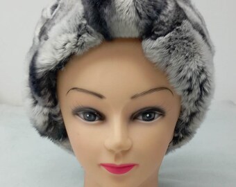 Original hand made white mink Headpiece Headband Made From White Mink - Etsy main image 4
