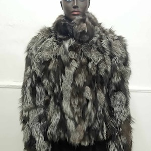 Arizante Fox Jacket,Luxury Fox Fur Jacket, Elegant Fox Jacket, Fashionable Fur Jacket,Natural Fox Fur Jacket, Women Fox Fur Jacket
