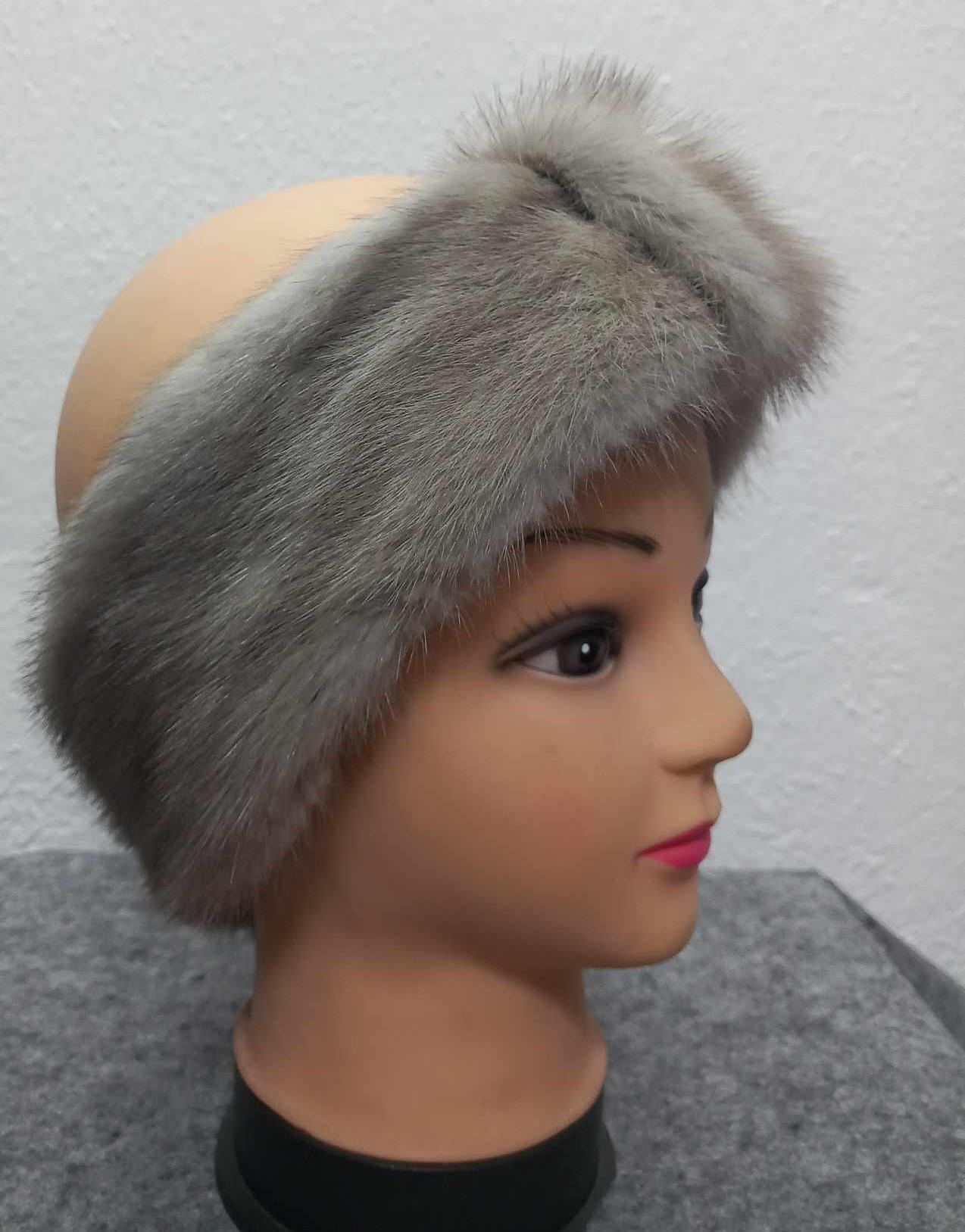 Lux Mink Fur Headband Amazon.com : Women main image 4
