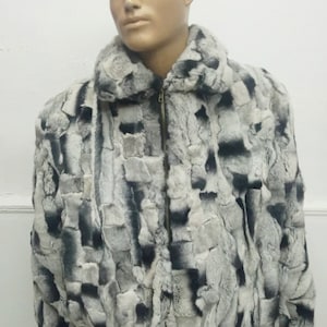 Men&#39;s Rex Chinchilla Jacket,Rex Chinchilla Fur Jacket,Rex Chinchilla Fur Bomber,Rex Chinchilla Fur Coat
