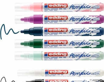 Edding acrylic marker Acrylic 5300+5100 nordic 8-piece starter set