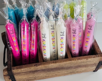Candle set "Thank you for the wonderful time", farewell gift for kindergarten or school, small gift