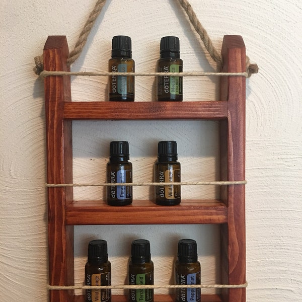 Matching mini eo original shelf  Essential oil shelf  essential oil organization essential oil rack