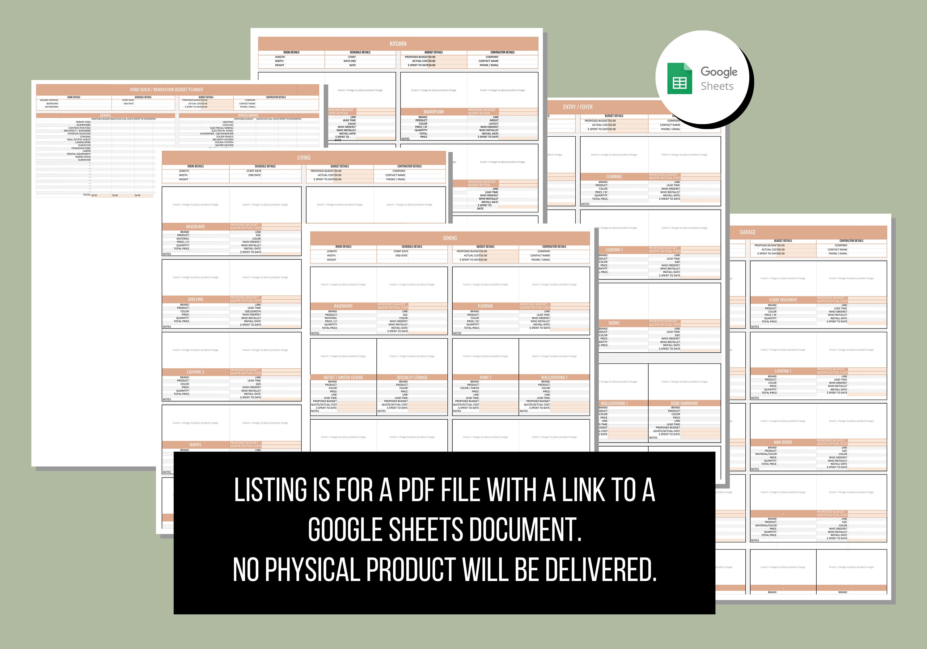 Interior Design Selection Renovation Budget Spreadsheets Remodel New ...