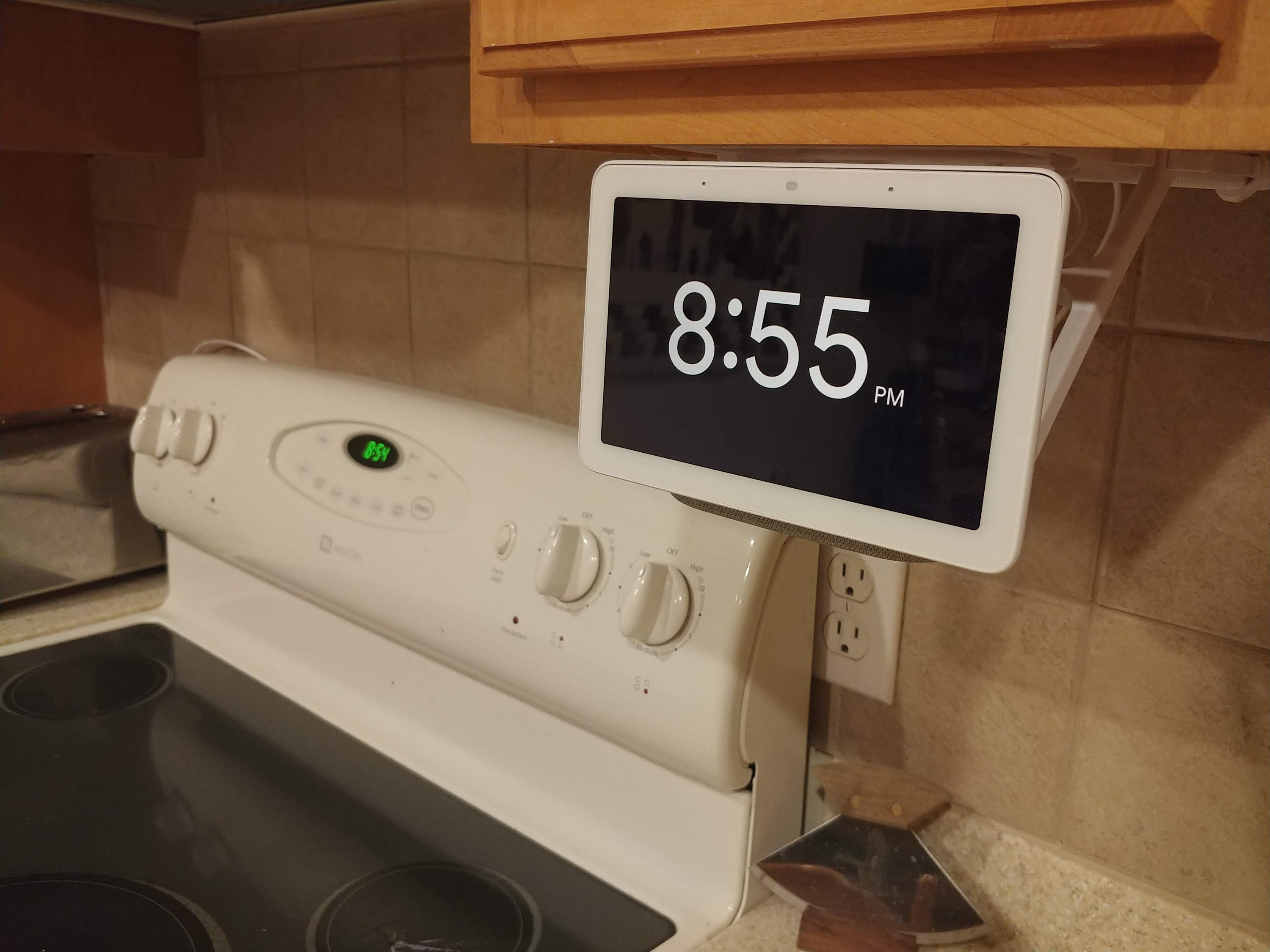 Google Nest Home Hub Kitchen Cabinet Mount Invisible Floating and