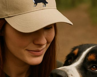 Embroidered Bernese Mountain Dog Hat: Berner Mom/Berner Dad Gift