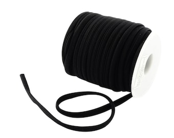 1 x Beige Habotai Stretchy Spandex 2m x 5mm Thong Cord Continuous Length Sewing