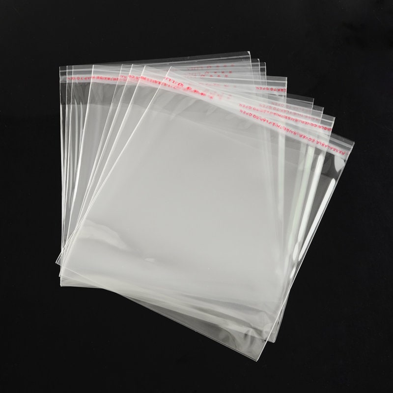 100 X Clear Plastic Bags Grip Peel & Seal Various Sizes Strong | Etsy UK