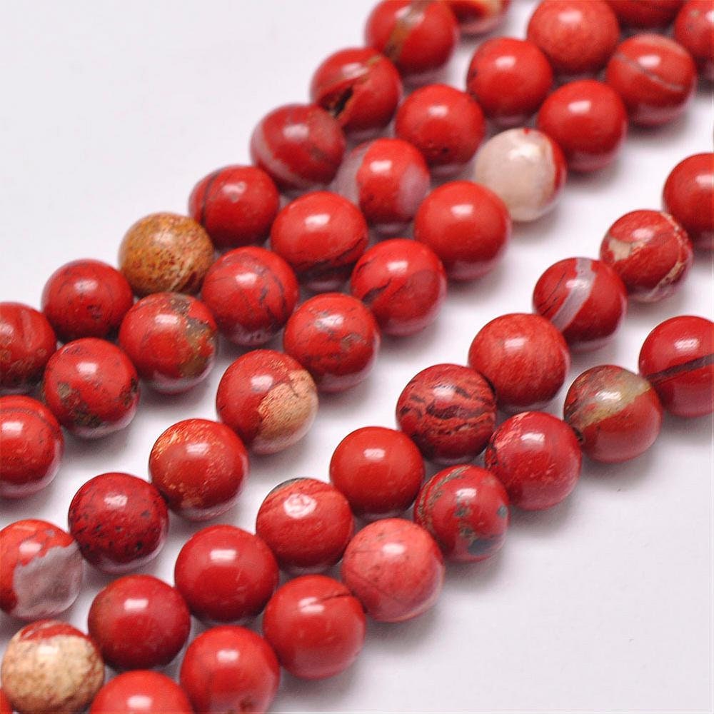 Grade AB Natural Red Jasper 6mm Loose Beads Round - Etsy UK