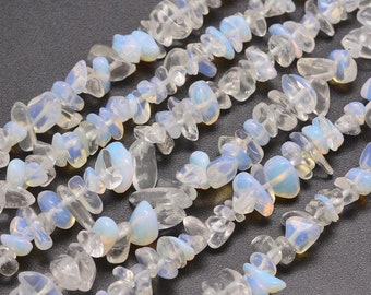 Strand (200+) Opalite Gemstone Chips 5 - 8mm