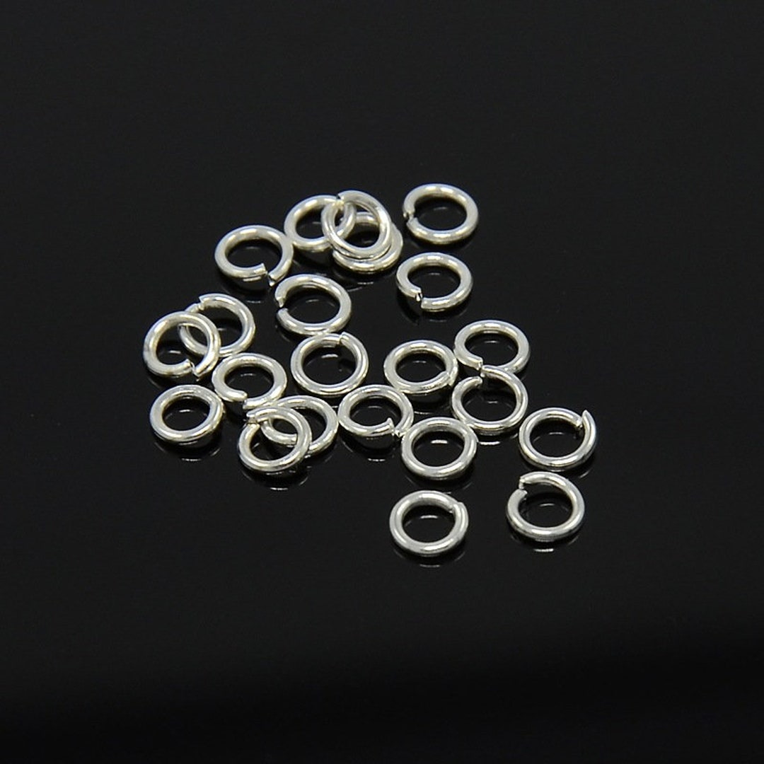 Iron 4 X 0.7mm Open Unsoldered Silver Colour Jump Rings Pack - Etsy UK