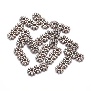 5.2mm 14K Real Gold Plated Brass Spacer Beads,2 Hole Spacer Bars