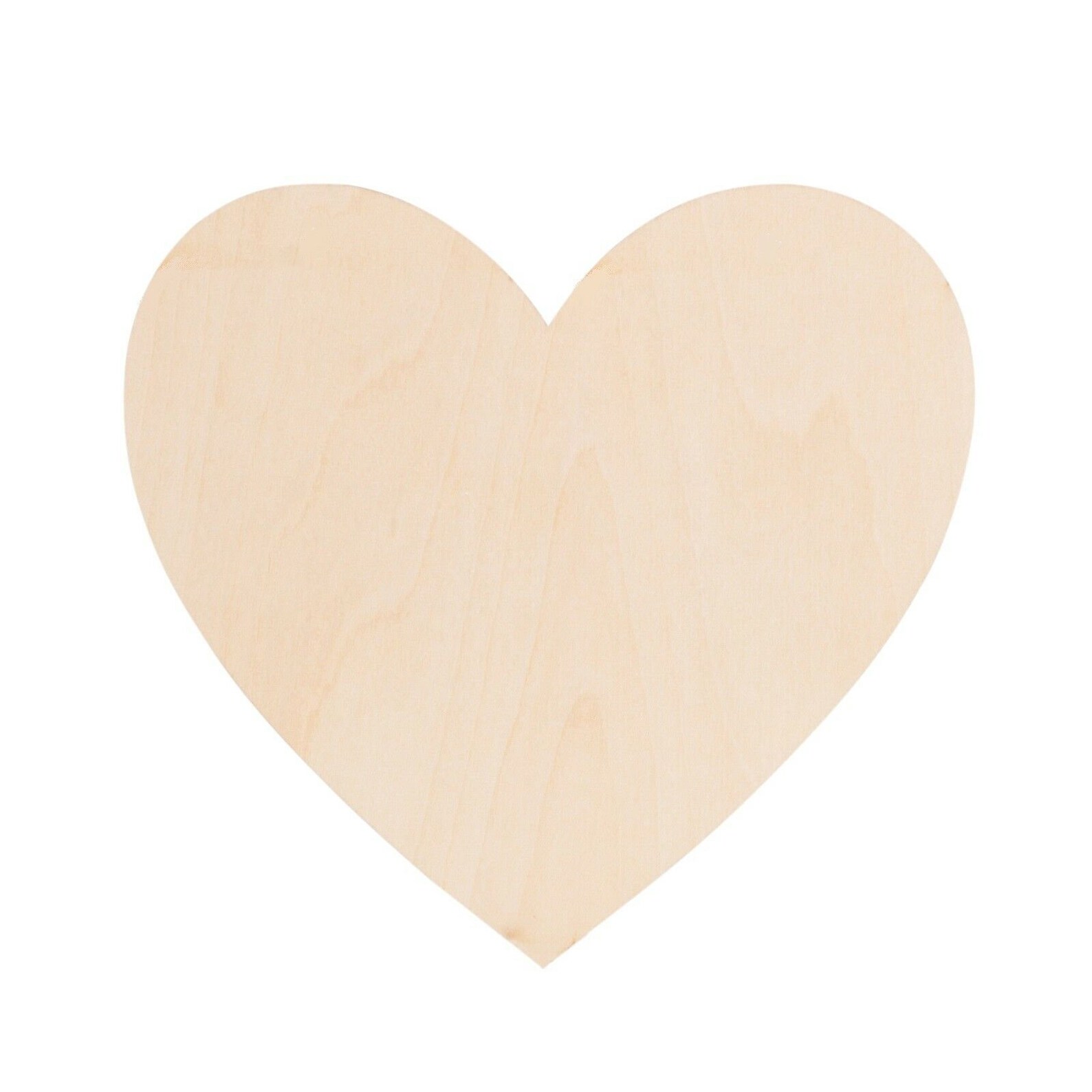 Pack of 10 Plywood Heart 50mm No Hole Etsy