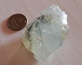 Blue Opal (Andean Blue Opal) 61.5 grams/ Opalo Azúl (Opalo Andino) 1 Specimen / 1 especimen / Peruvian / free shipping - envío gratis