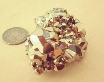 Pyrite specimen bright / Pirita especimen brillante. Cubic Form from Perú / Pyrite Rough Excellent specimen Huanzalá Mine Free shipping