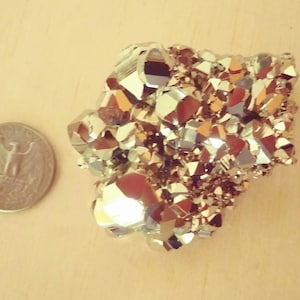 Pyrite specimen bright / Pirita especimen brillante. Cubic Form from Perú / Pyrite Rough Excellent specimen Huanzalá Mine Free shipping