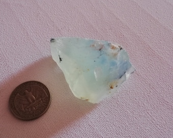 Blue Opal (Andes Blue Opal) 42.9 gram / Opalo Azúl (Opalo Andino) 1 Specimen / 1 especimen / Peruaanse / gratis verzending - gratis envío