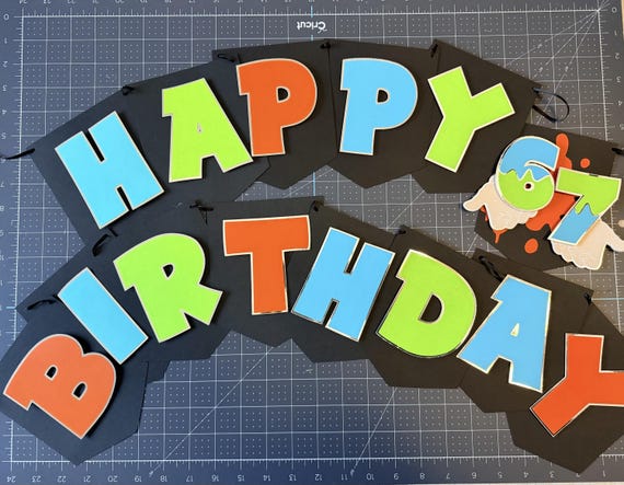 67 Birthday | I was 6 now I am 7 Party Decor | Six Seven Banner | Trend | Funny Meme Birthday Banner | Personalized Banner | Funny Six Seven