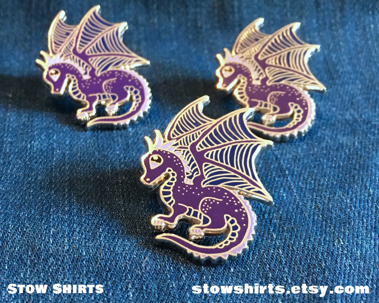 Baby Dragon Enamel Pin Cute Dragon Enamel Pin Cute Purple Etsy UK
