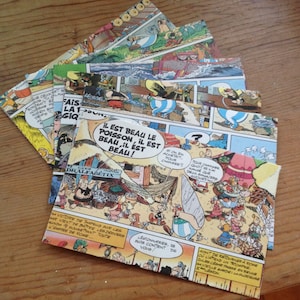 Recycled envelopes Astérix /10 pack/party envelopes/invitation envelopes