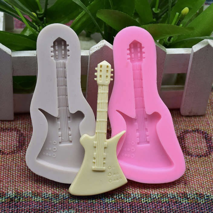 Electric Guitar Silicone Mold Cake Mold Soap Mould Biscuit Etsy Australia