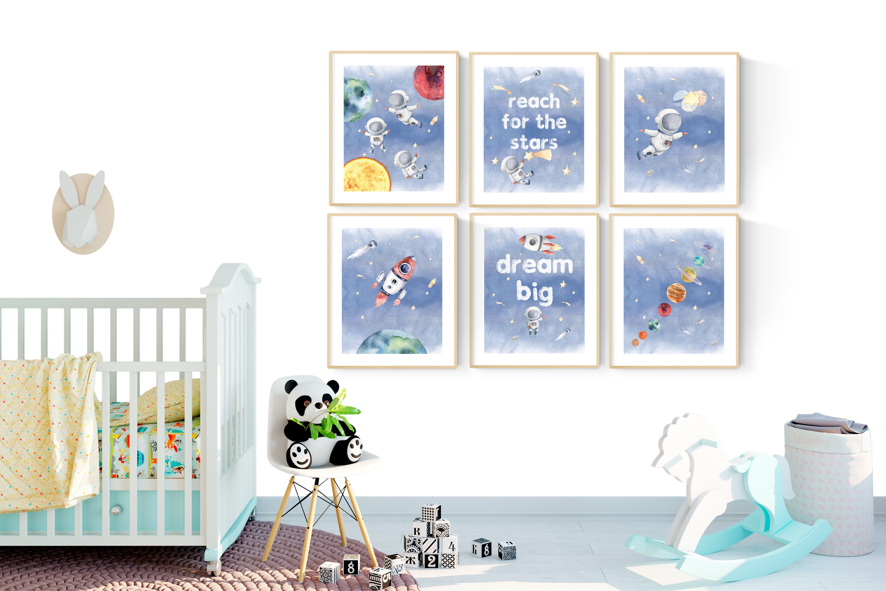 Digital Space Art Nursery Art Printables Inspirational Etsy