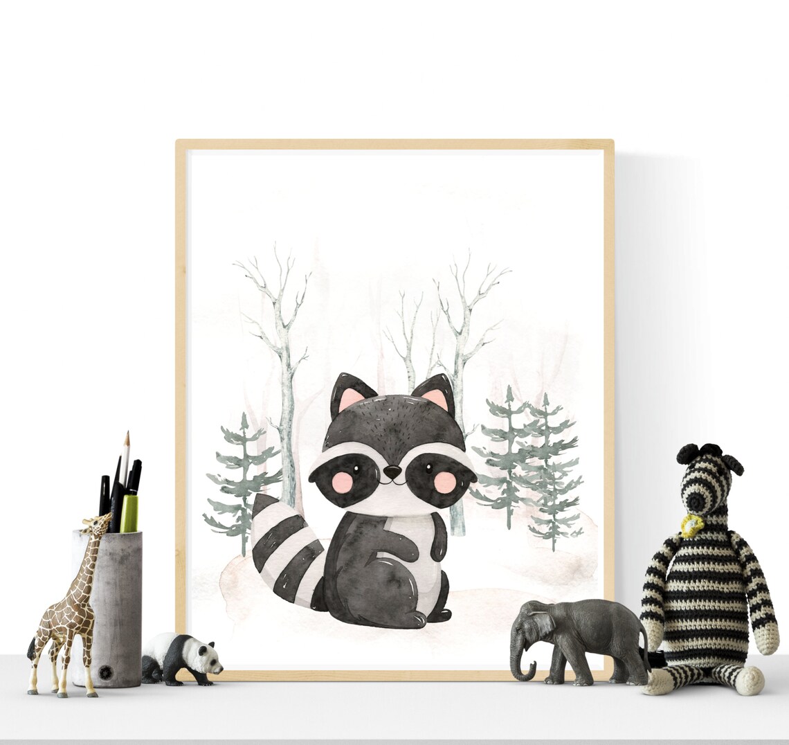 Woodland Animal Wall Decor Printables Nursery Wall Art Etsy Ireland