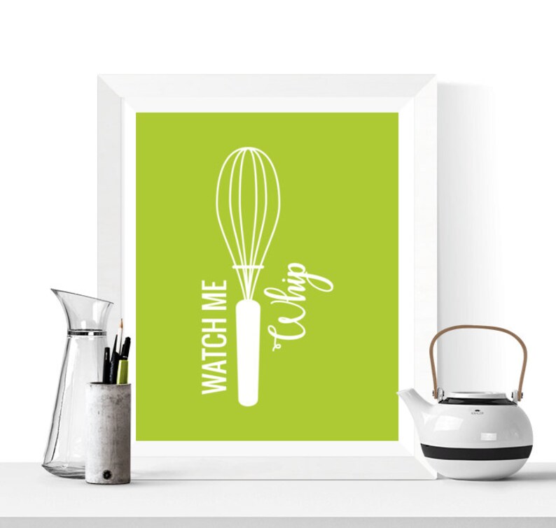 Kitchen Wall Art Printables 6 Set Kitchen Art Bright Etsy Ireland