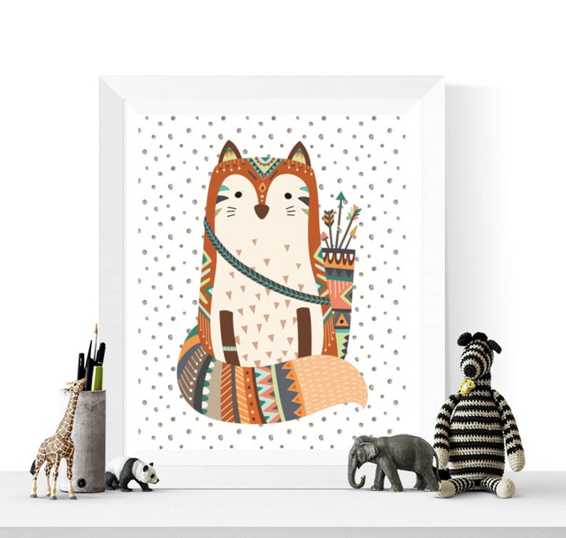 Tribal Animal Printables Tribal Nursery Decor Tribal | Etsy