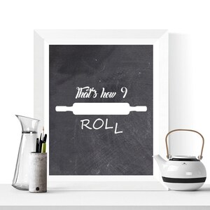 Kitchen Printables 6 Set Kitchen Art Kitchen Chalkboard - Etsy