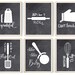 Kitchen Printables 6 Set Kitchen Art Kitchen Chalkboard - Etsy