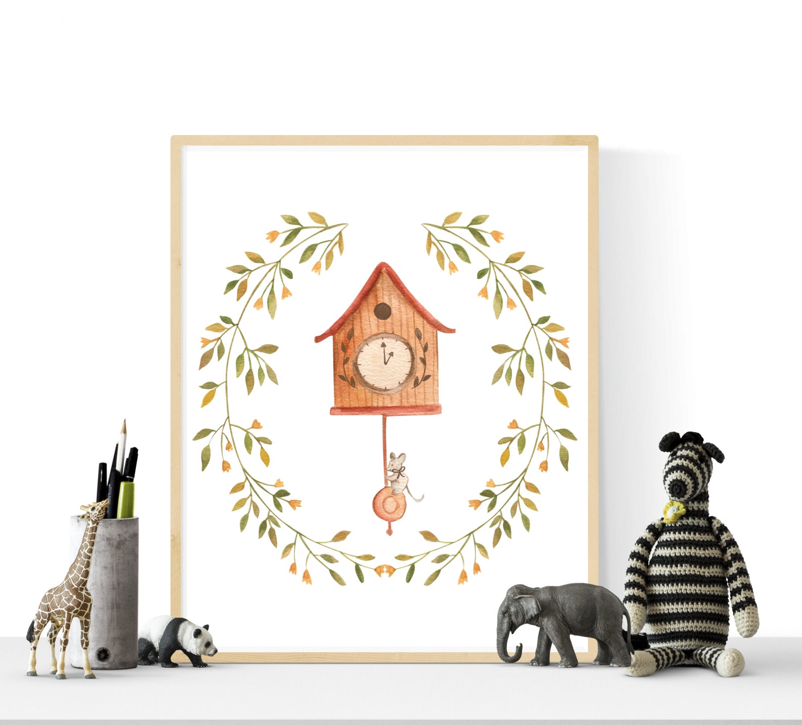 Nursery Rhyme Wall Art Printables Watercolor Nursery Art 4 - Etsy