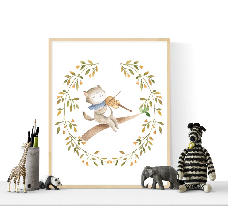 Nursery Rhyme Art Printables Watercolor Nursery Decor 6 - Etsy