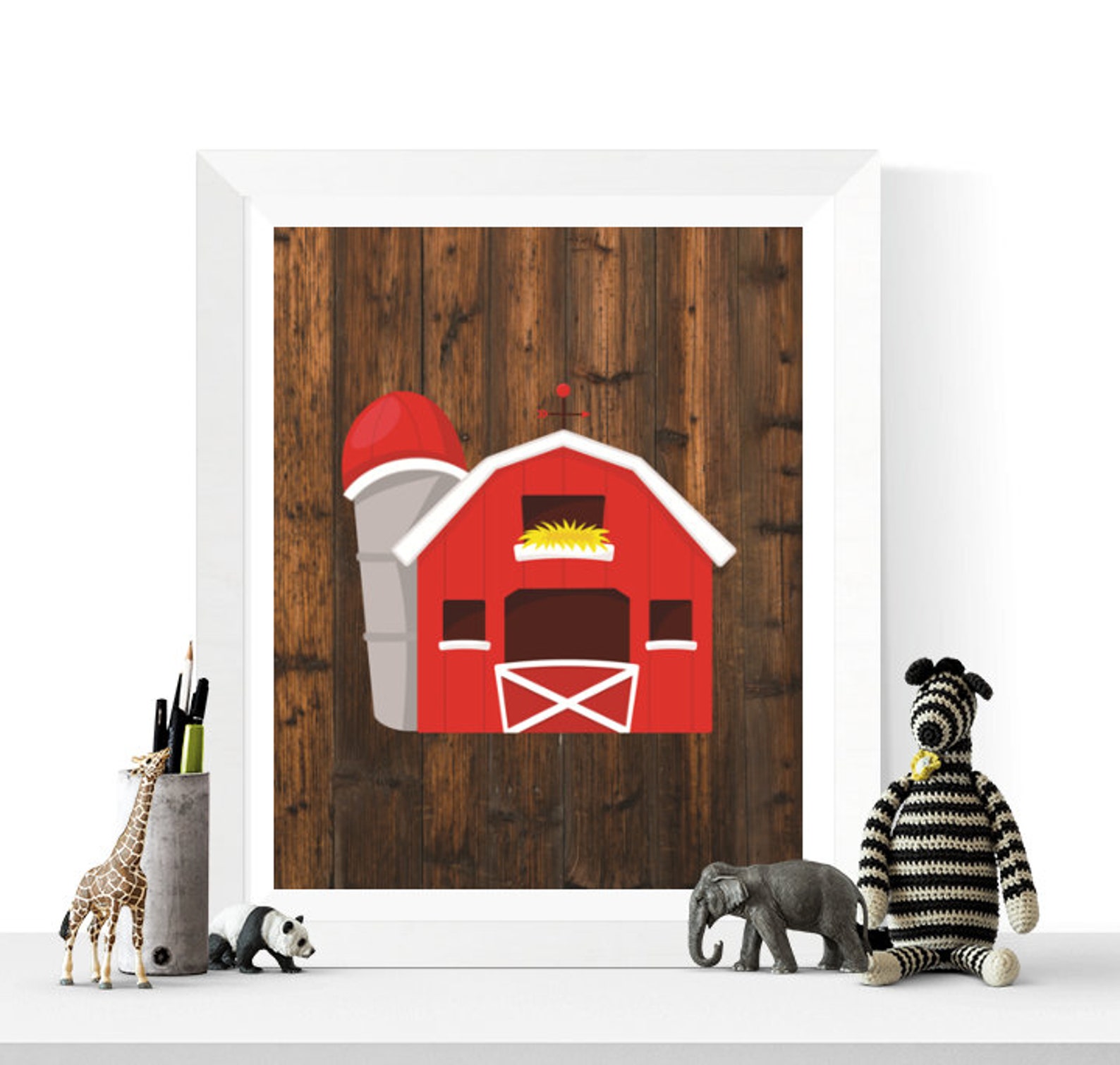 Farm Animal Art Printables Farm Animal Wall Art 6 Set Etsy Ireland