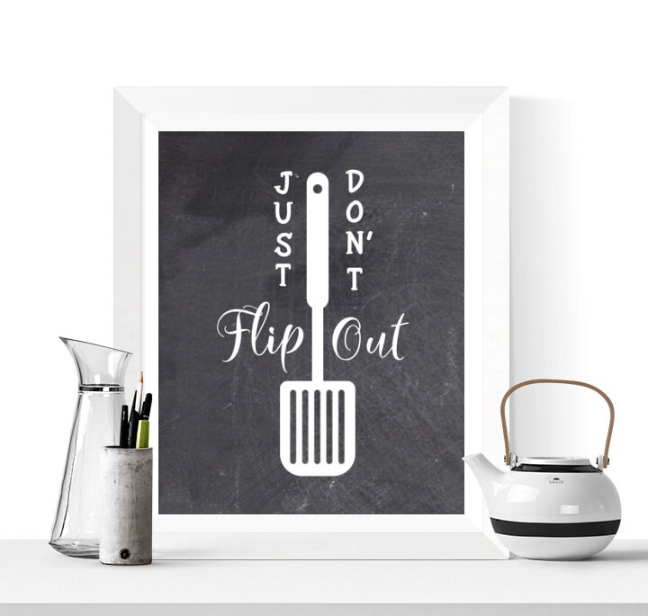Kitchen Printables 6 Set Kitchen Art Kitchen Chalkboard | Etsy