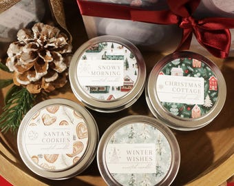 Holiday Candle Gift Set - Set of 4 4oz